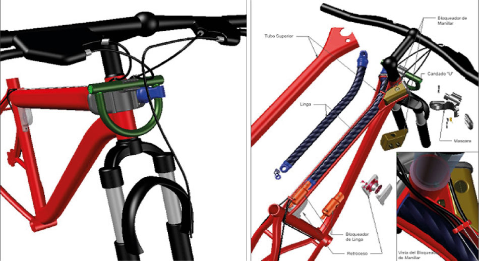 Sistema antirrobo de bicicleta