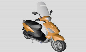 Cúpula de moto con ventana