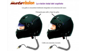 Sistema de visión mejorado para acompañantes de motoristas