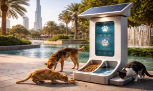 Dubái reinventa el cuidado urbano con estaciones inteligentes que protegen a los animales callejeros