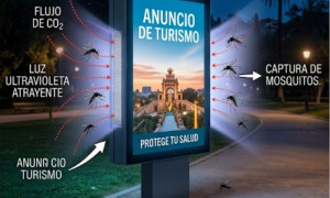 Panel publicitario atrapamosquitos: cuando la publicidad también protege la salud pública