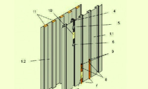 Sistema constructivo con chapa ranurada de anclaje