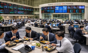 La Bolsa de Tokio se detiene cada día para pensar antes de volver a invertir