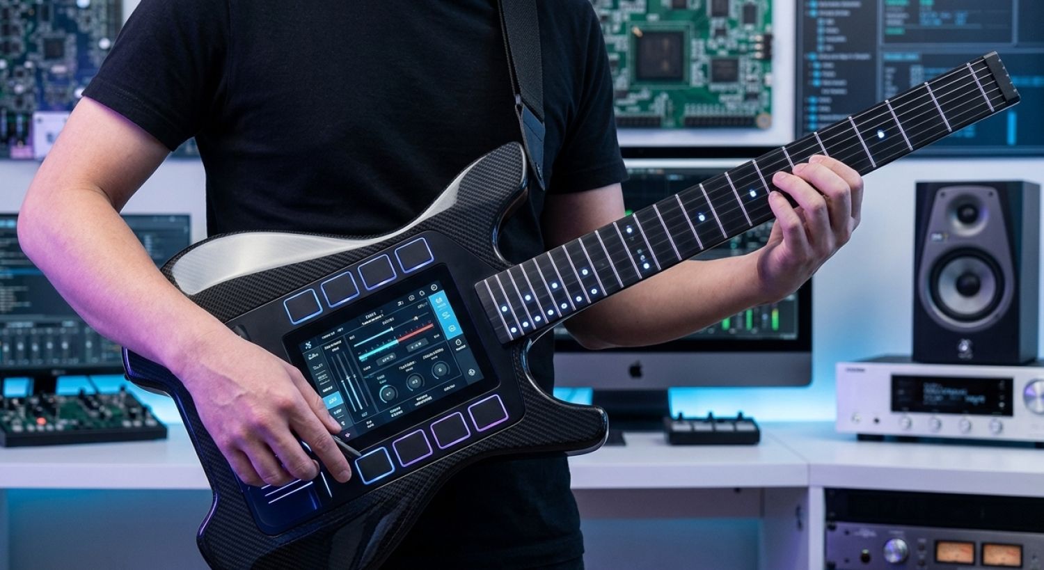 Guitarra sin cuerdas con Rhythm Stick: la innovación musical presentada en CES Unveiled 2026 que busca democratizar la música