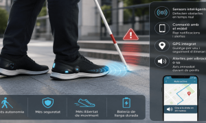 Una sabata intel·ligent que ajuda les persones cegues