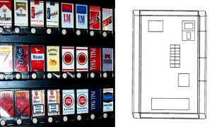 Máquina expendedora de cigarrillos