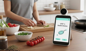 Asistente de cocina con IA: el pequeño dispositivo que te guía paso a paso
