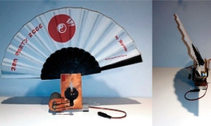 Abanico clásico motorizado