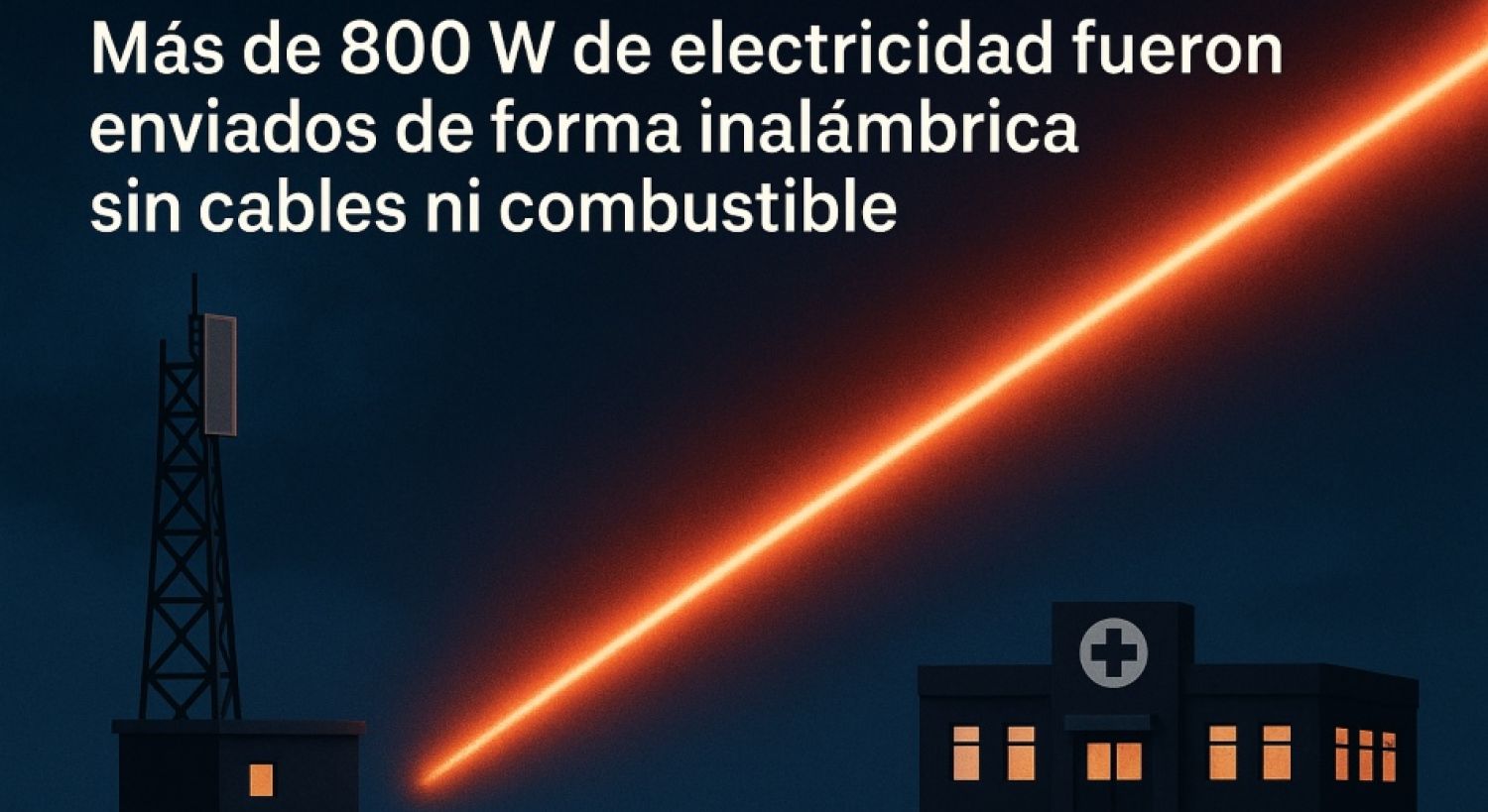 La producción a  gran escala  de la  electricidad sin cables