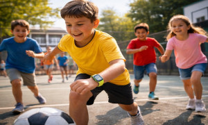 Niños sordos disfrutan del fútbol gracias a pulsera inteligente creada en Jerez