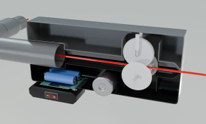 Máquina y método para el paso de cables por tubos de protección