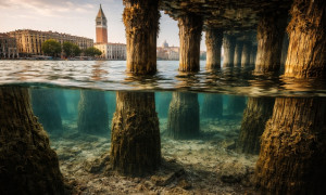 El bosque sumergido que mantiene en pie a Venecia desde hace más de mil años