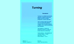 TURNING. Ventilador vertical para exteriores y/o interiores