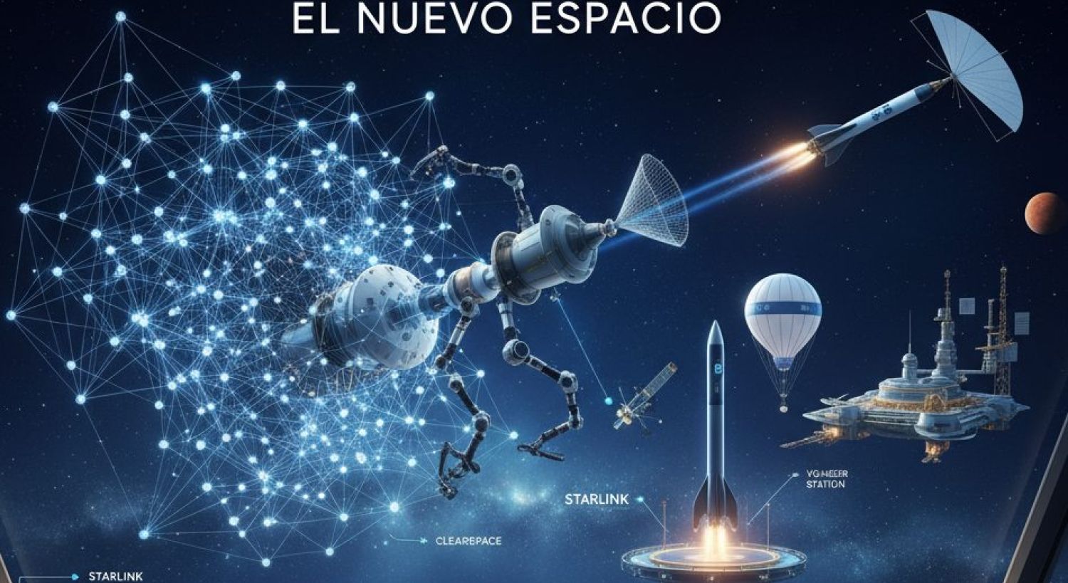 El nuevo espacio: cuando el cielo se convierte en el taller del futuro