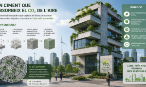 Un ciment que absorbeix el CO₂ de l’aire